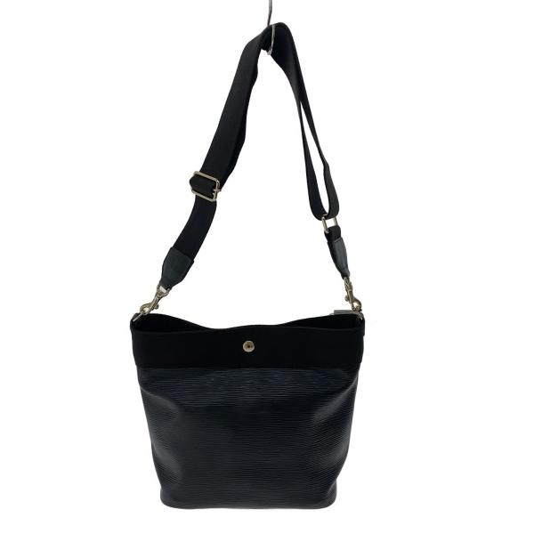 Breath TOPKAPI◆ショルダーバッグ/レザー/BLK/無地