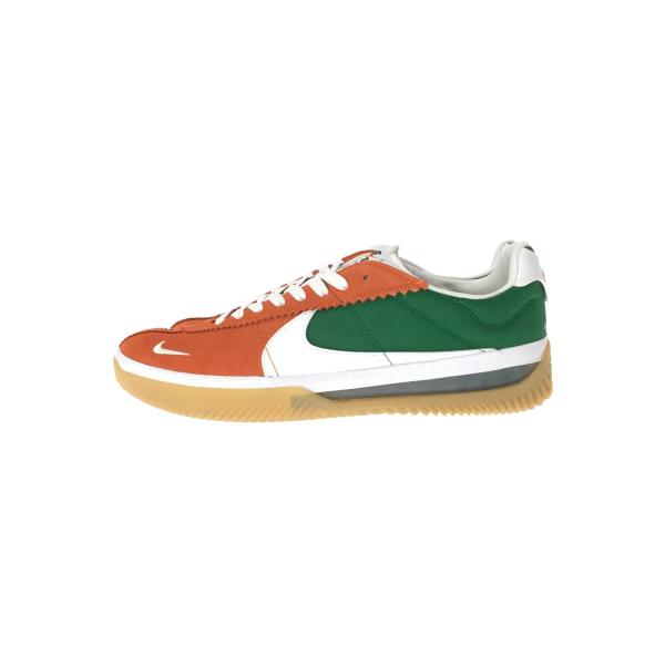 NIKE SB◆BRSB/DEEP ORANGE/PINE GREEN-WHITE/ローカットスニー...