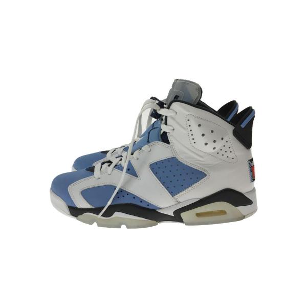 NIKE◆AIR JORDAN 6/UNC/UNIVERSITY BLUE/ハイカットスニーカー/2...