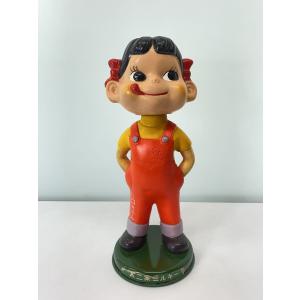 不二家 公式 陶器製首振りペコちゃん人形2024 陶器 人形 置物