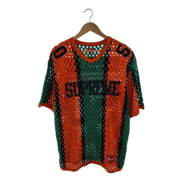 Supreme◆23SS/Crochet Football Jersey/カットソー/L/アクリル/...