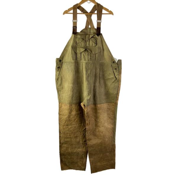 FILSON◆USA製/OIL FINISH DOUBLE TIN BIBS/--/コットン/KHK...