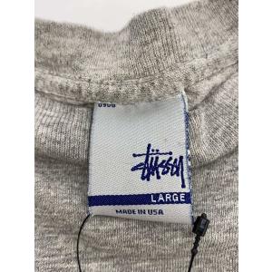 STUSSY◆S/Tシャツ/L/コットン/GR...の詳細画像2