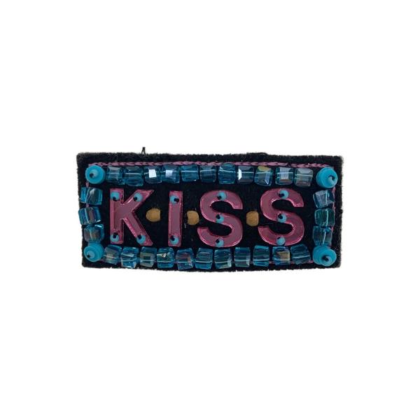 TOMORROWLAND◆MY BOB/ブローチ/KISS/服飾雑貨/ブルー/レディース