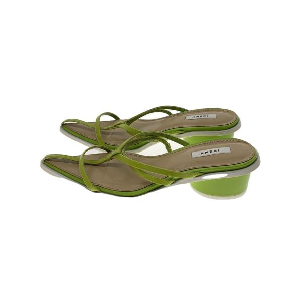 AMERI◆コードレザーサンダル/M/GRN/01311271260