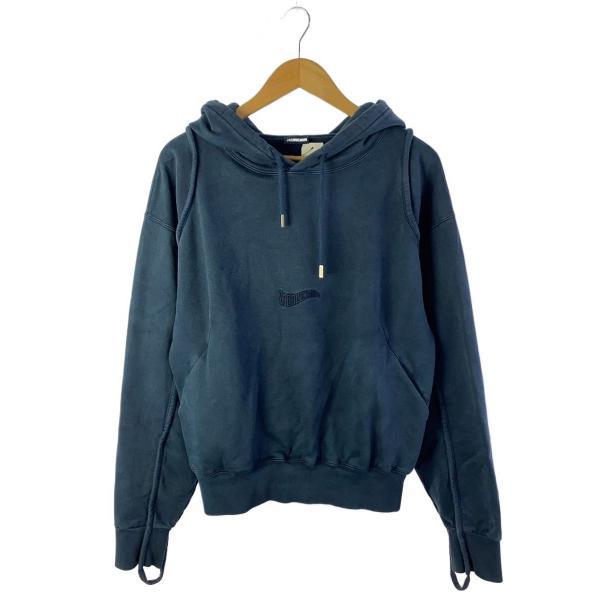 JACQUEMUS◆I/Organic Cotton Hoodie/パーカー/M/コットン/NVY/...