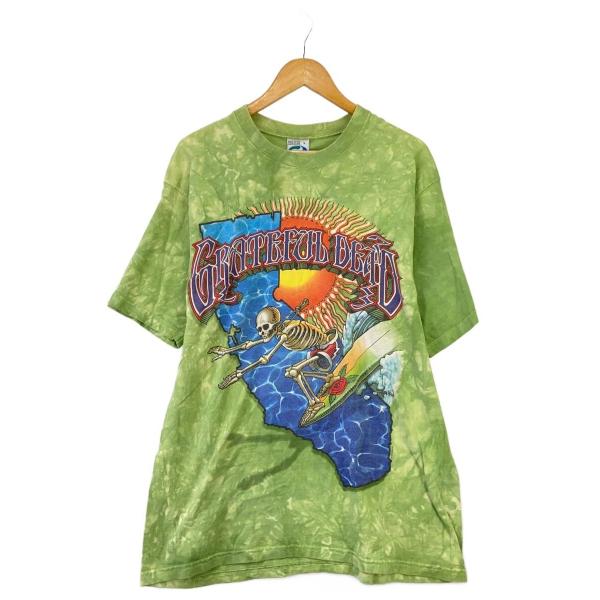 LIQUID BLUE◆grateful dead griffin/Tシャツ/L/コットン/GRN/...