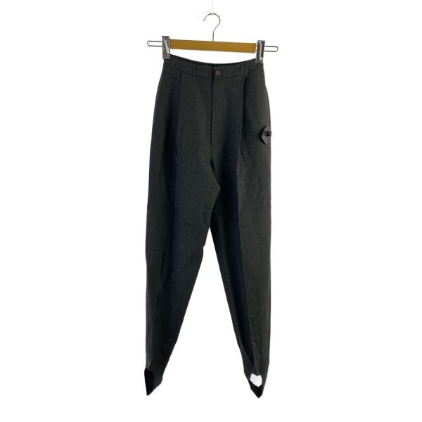 ISSEY MIYAKE◆D1/80S/パンツ/ボトム/9/ウール/GRY/無地/JS43235//