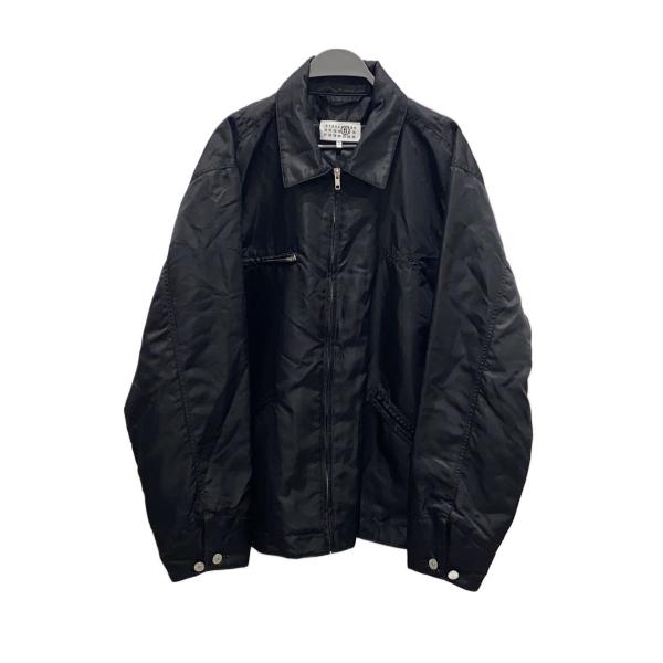 MM6◆I/25SS/SPORTS JACKET/ジャケット/48/ナイロン/BLK/SH0AM00...