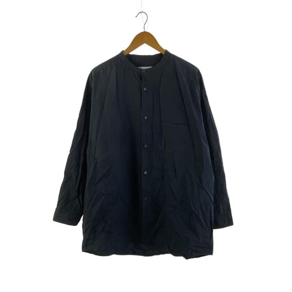 Graphpaper◆BROAD BAND COLLAR SHIRT/バンドカラーシャツ/長袖シャツ...