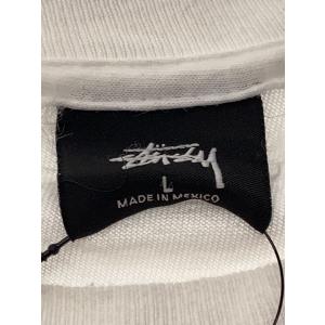 STUSSY◆Tシャツ/L/コットン/WHT/...の詳細画像2