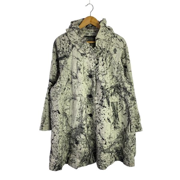 A-POC ABLE ISSEY MIYAKE◆コート/2/コットン/GRY/総柄/IM73FA51...