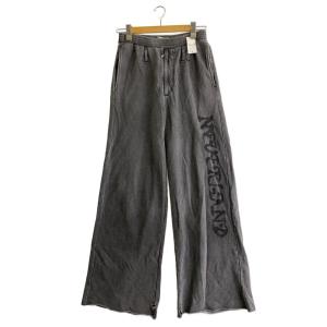 MASU◆ボトム/46/コットン/GRY/MMSS-PT0823/NEVERLAND BAGGY SWEAT /両裾にダ/? NULL ?