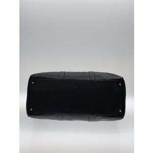 CHANEL◆ボストンバッグ/レザー/BLK/...の詳細画像3