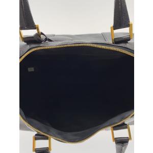 CHANEL◆ボストンバッグ/レザー/BLK/...の詳細画像5