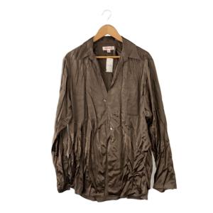 MASU◆長袖シャツ/50/レーヨン/KHK/MASS-SH0624/LOST SHIRT
