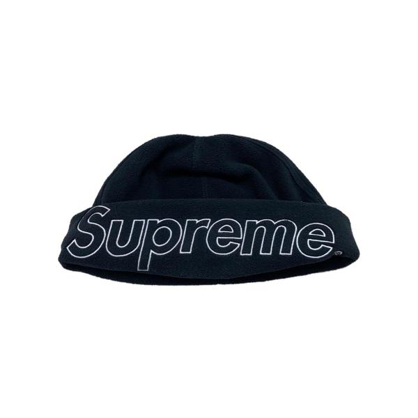 Supreme◆ニットキャップ/FREE/コットン/BLK/メンズ