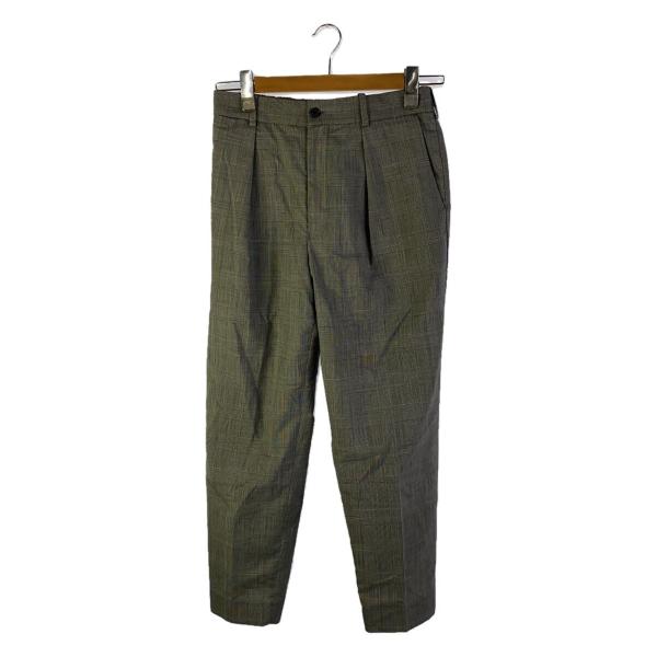 MARKAWARE◆ボトム/1/ウール/GRY/グレンCK/A18B-10PT01C