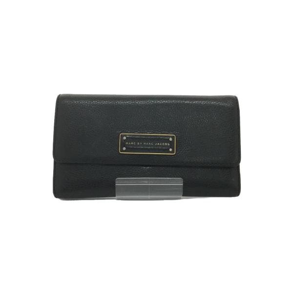 MARC BY MARC JACOBS◆長財布/レザー/ブラック/無地/レディース/M3PE136