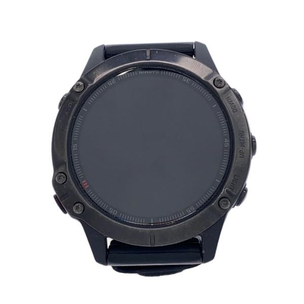 GARMIN◆スマートウォッチ/デジタル/ラバー/ブラック//