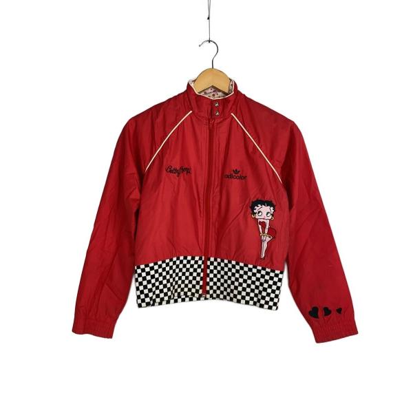 adidas◆adicolor/×betty boop/ジャケット/レッド/ベティちゃんコラボ