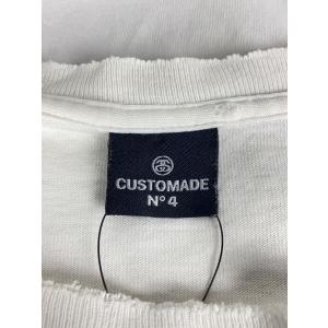 STUSSY◆半袖Tシャツ/4/コットン/ホワ...の詳細画像2