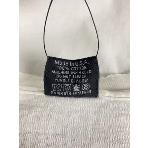 STUSSY◆半袖Tシャツ/4/コットン/ホワ...の詳細画像3