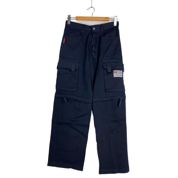 ECKO UNLTD◆カーゴパンツ/30/コットン/ブラック/00s/デタッチャブル/デッドストック