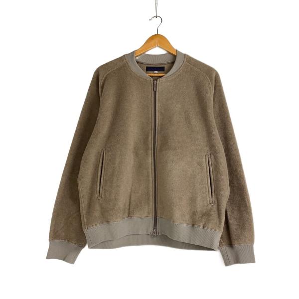 Needles Sportswear◆BB Jacket-PE/R Fleece-Taupe/ブルゾ...