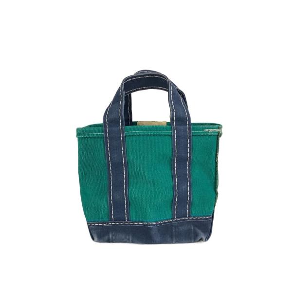 L.L.Bean◆80s/デラックストート/ミニ/キャンバス/グリーン