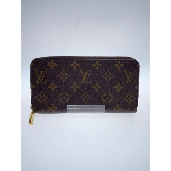 LOUIS VUITTON◆ジッピーウォレット/長財布/PVC/BRW/モノグラム/レディース/M4...