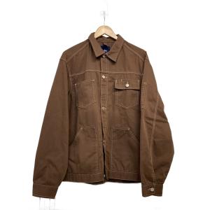 STUSSY◆90s/USA製/ワークジャケット/ジャケット/XL/コットン/マルチカラー