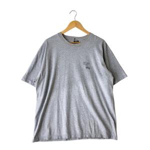 STUSSY◆Tシャツ/--/コットン/GRY/オーストラリア/FISH TEE///