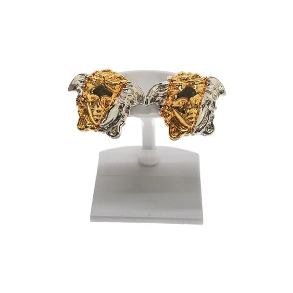 VERSACE◆ピアス/--/カラーストーン/GLD/メンズ/DG28466/メドゥーサ ロゴ パラ...
