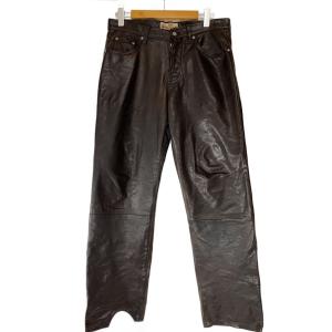 STUSSY◆ボトム/30/羊革/BRW/116690