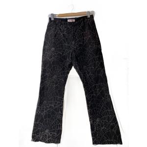 MASU◆ブーツカットパンツ/46/コットン/BLK/MPFW-PT0924