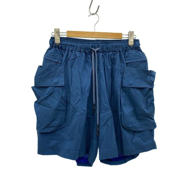 S.F.C (STRIPES FOR CREATIVE)◆ラージポケットショーツ/M/ナイロン/BL...
