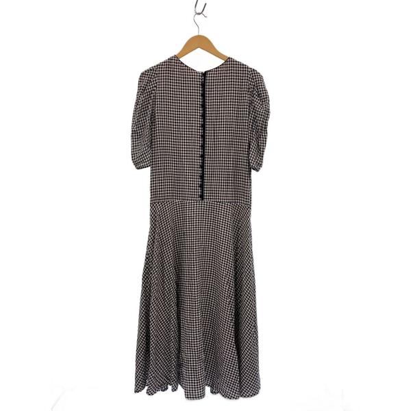 AMERI◆半袖ワンピース/S/コットン/ギンガムCK/02110520681