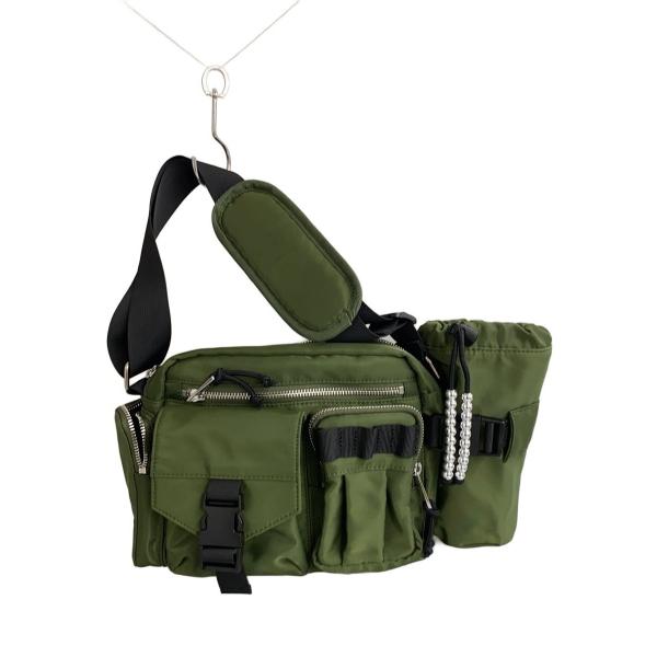 AMERI◆ショルダーバッグ/--/KHK/無地