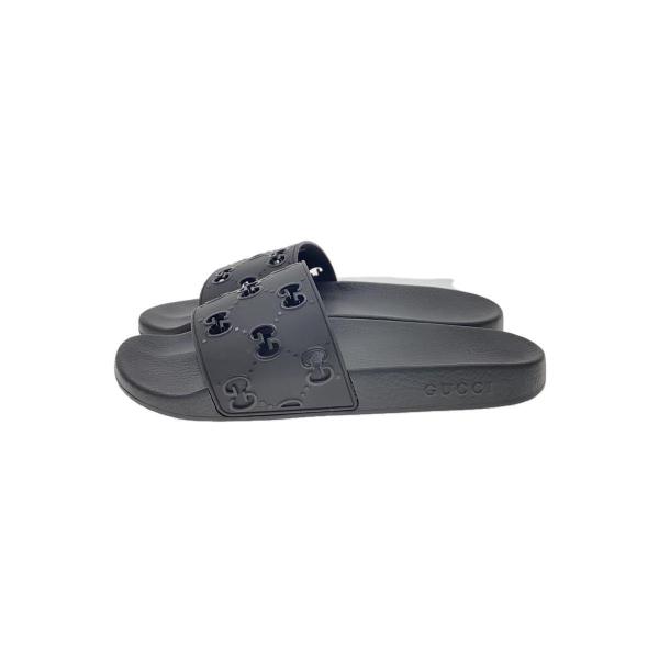 GUCCI◆サンダル/--/BLK/PVC