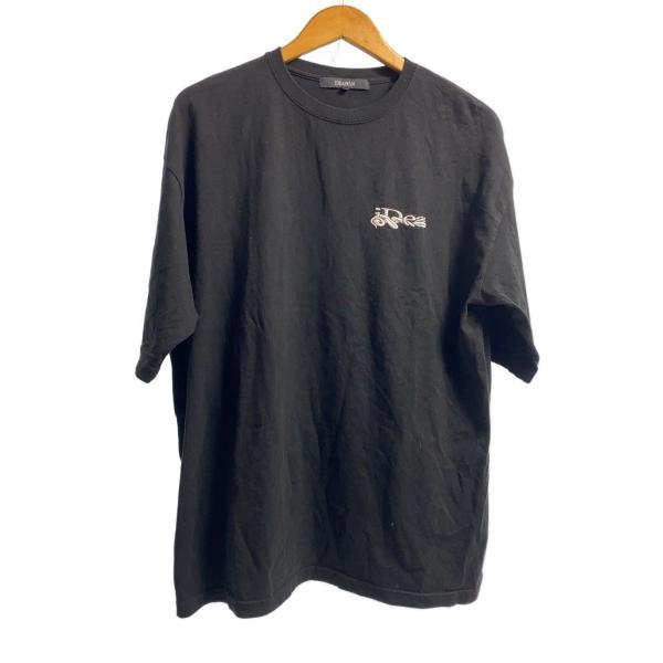 IDEASWAM(iDea)◆Tシャツ/XL/コットン/BLK/無地/ID24SS-CT04//
