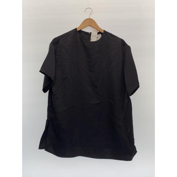 AMERI◆PEARL BUSTIER SATIN TOP/半袖カットソー/BLK/01410420...