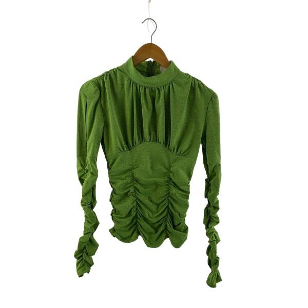 AMERI◆長袖カットソー/S/ポリエステル/GRN/02220380350