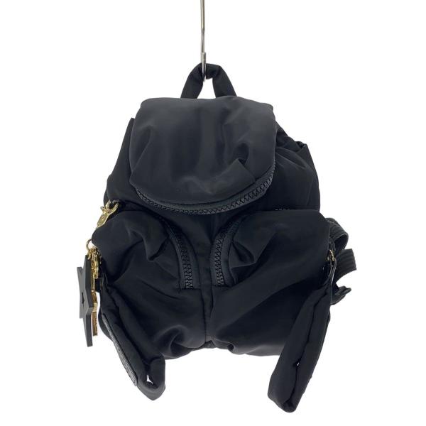 SEE BY CHLOE◆リュック/ナイロン/BLK/03-17-82-65/ロゴ剥がれ有