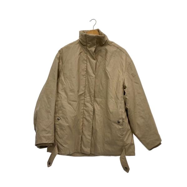 AMERI◆レザージャケット・ブルゾン/S/フェイクレザー/IVO/無地/01320690400