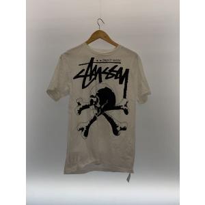 STUSSY◆Tシャツ/M/コットン/WHT//