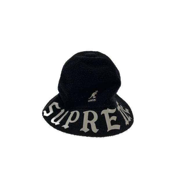 Supreme◆バケットハット/FREE/ポリエステル/BLK/メンズ/H50SS20