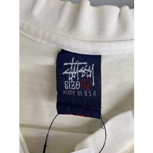STUSSY◆Tシャツ/L/コットン/WHTの詳細画像2