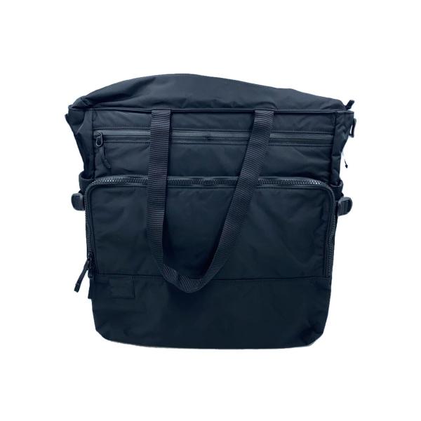 RAMIDUS◆トートバッグ/ナイロン/BLK/B011006