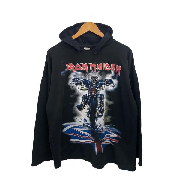 80s/1989コピーライト/IRON MAIDEN/パーカー/--/コットン/BLK